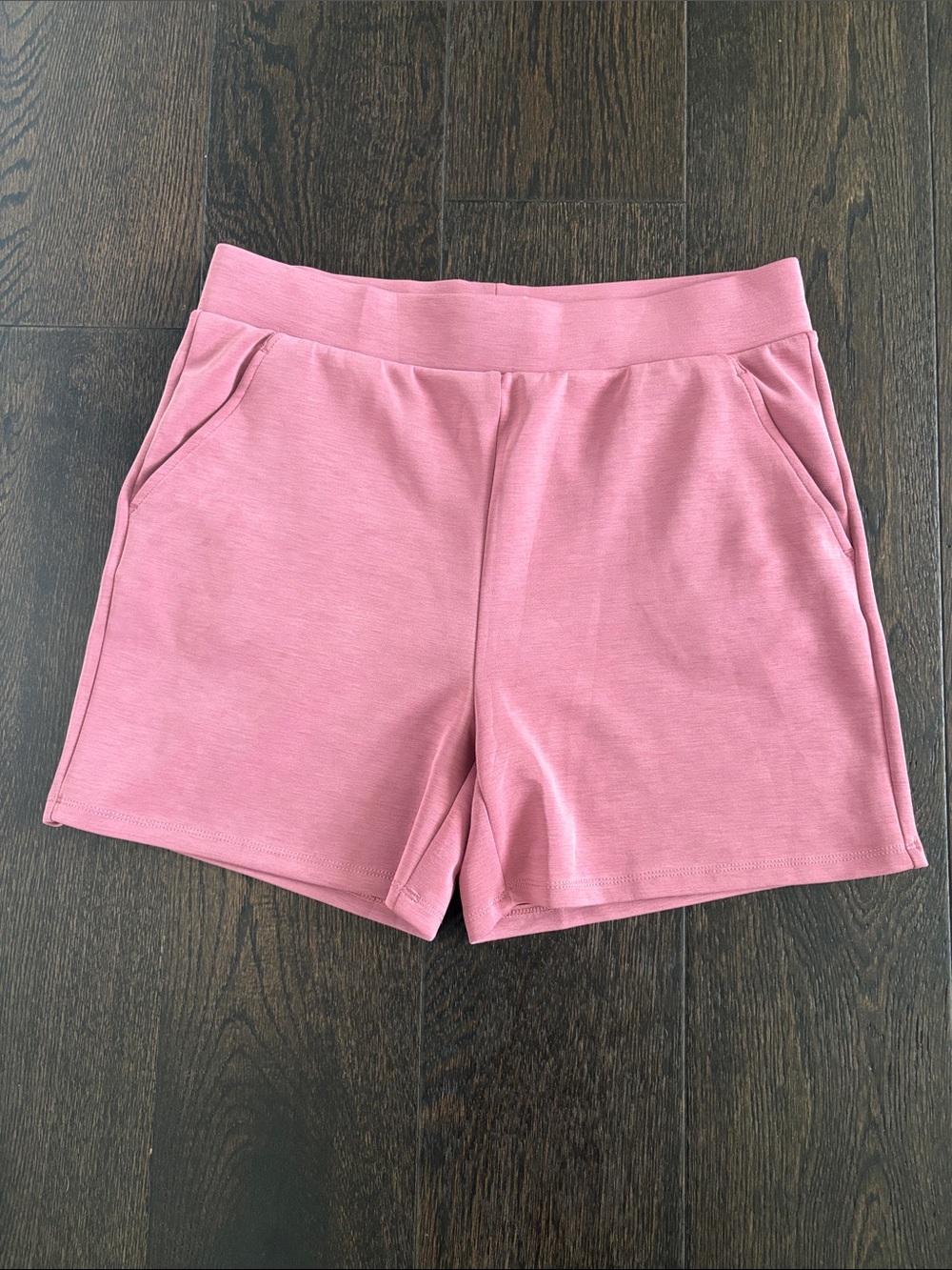 Women’s Pink Pull-On Lounge Shorts